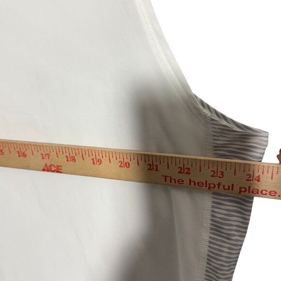 Jordan Sleeveless Logo Training Dri-Fit Fitted Shirt Men's XXL White Summer - Picture 5 of 7